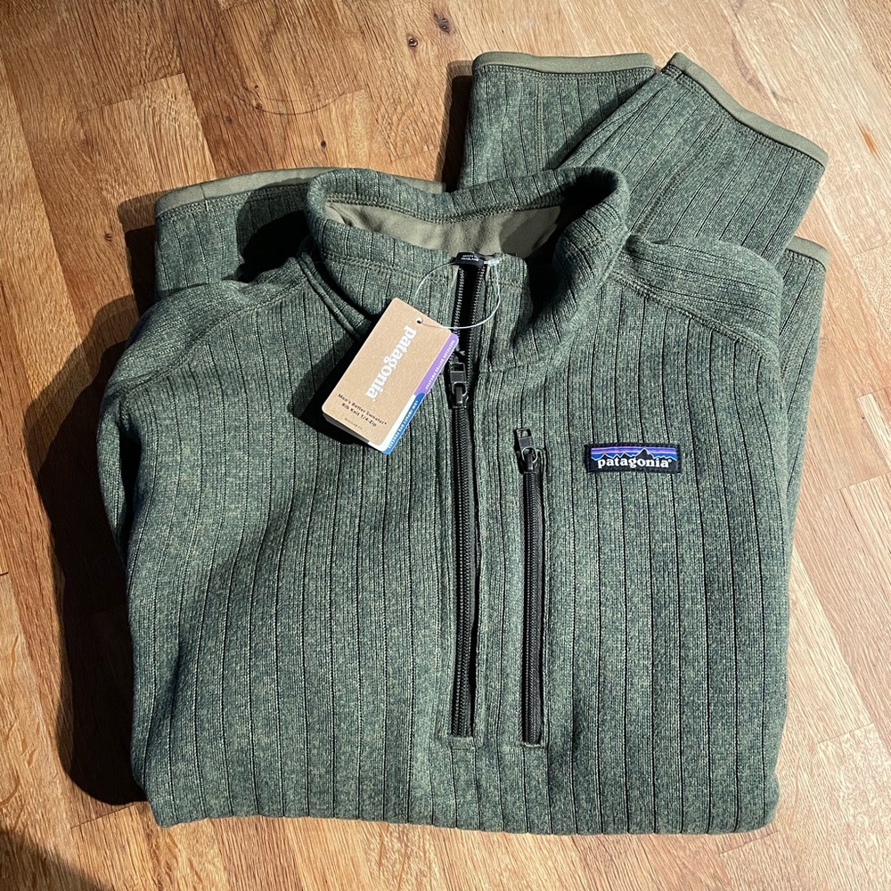 NWT Men’s Better Sweater 1/4-Zip Fleece Jacket (Medium)